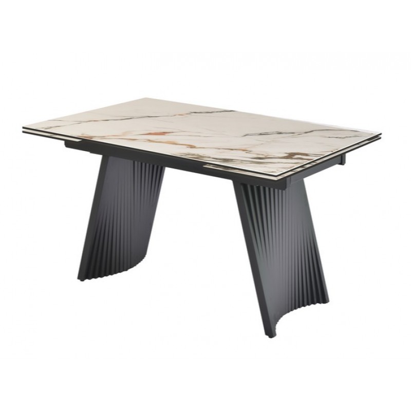 Керамічний стіл Олімпія ТМL-985 каса голд + чорний 
Vetro Mebel