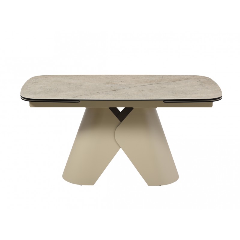 Керамічний стіл Паріс TML-997 іджео беж + бежевий Vetro Mebel
