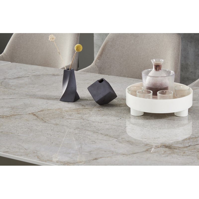 Керамічний стіл Піно TML-1200-1 містік грей + капучино 
Vetro Mebel