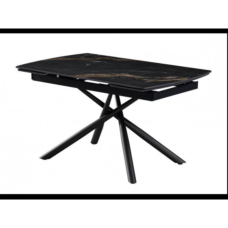 Керамічний стіл Піно TML-1200-1 п'єр блек + чорний Vetro Mebel