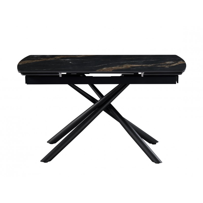 Керамічний стіл Піно TML-1200-1 п'єр блек + чорний Vetro Mebel