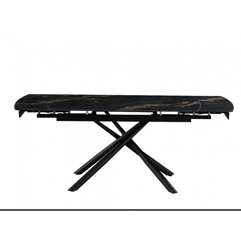 Керамічний стіл Піно TML-1200-1 п'єр блек + чорний Vetro Mebel