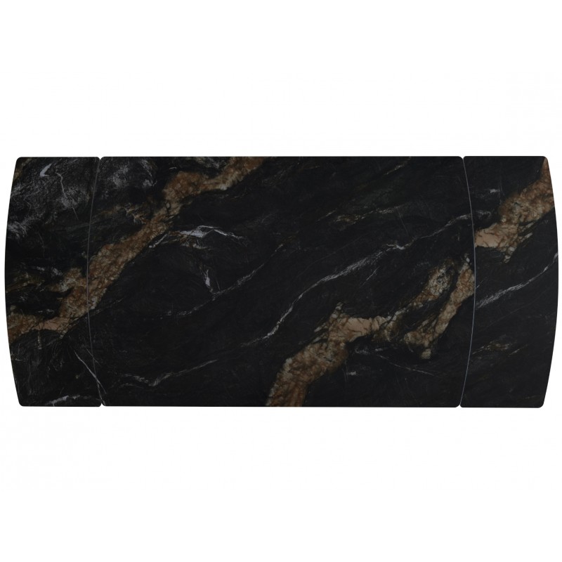 Керамічний стіл Піно TML-1200-1 п'єр блек + чорний Vetro Mebel