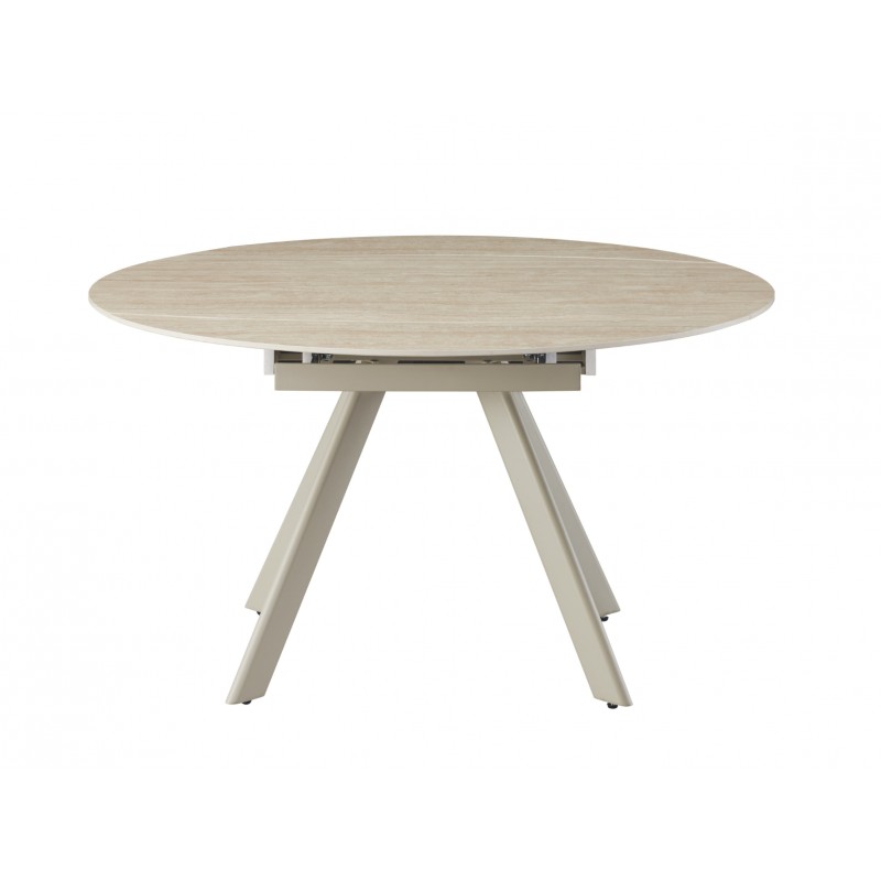 Керамічний стіл Сієна TML-1240 римський траветрін + капучино 
Vetro Mebel