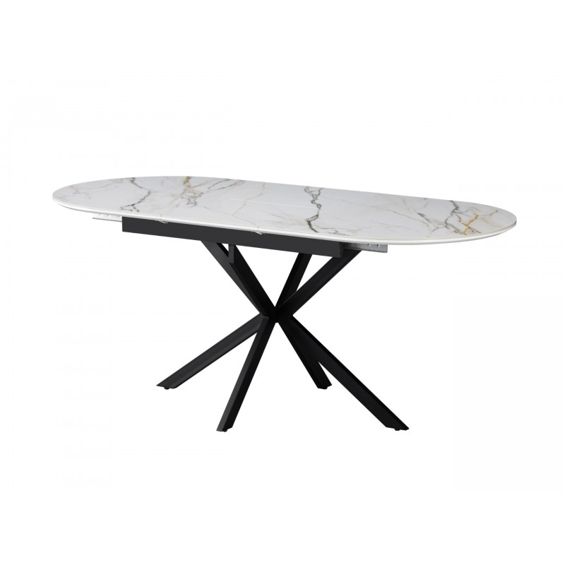 Керамічний стіл Верона TML-1335 калакатта голд + чорний 
Vetro