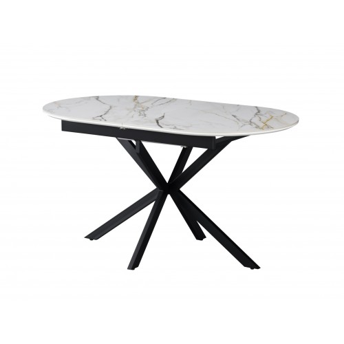 Керамічний стіл Верона TML-1335 калакатта голд + чорний 
Vetro