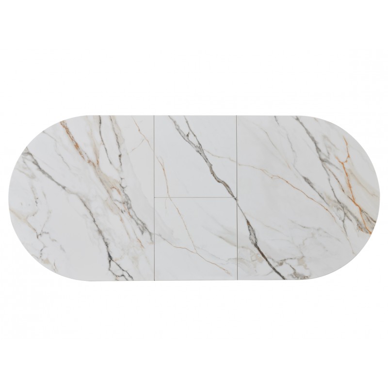 Керамічний стіл Верона TML-1335 калакатта голд + чорний 
Vetro