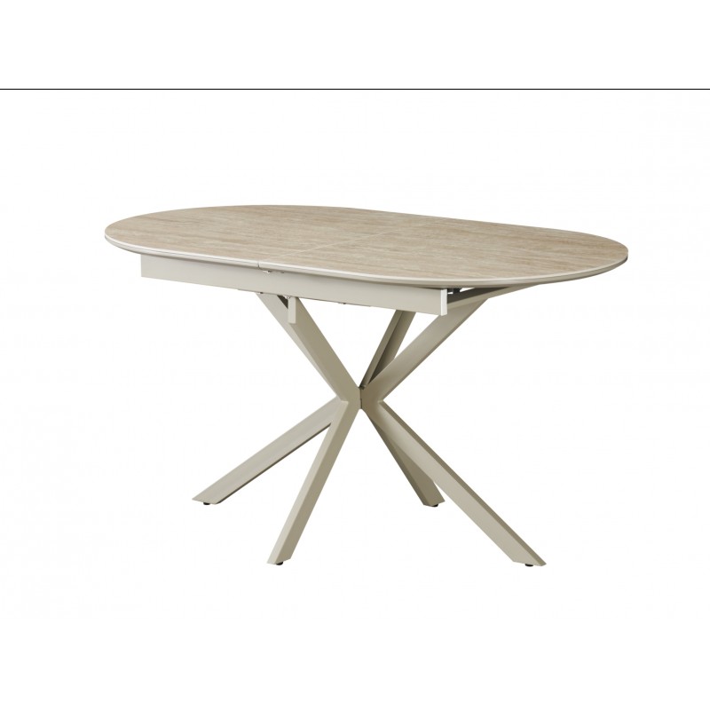 Керамічний стіл Верона TML-1335 римський травертін + капучино 
Vetro