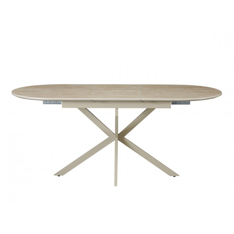 Керамічний стіл Верона TML-1335 римський травертін + капучино 
Vetro