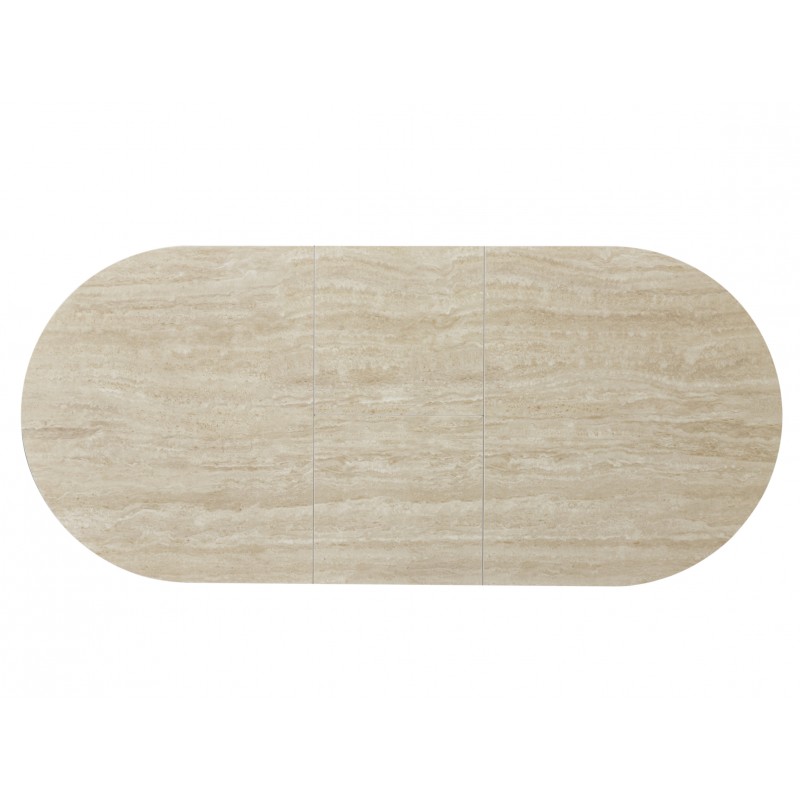 Керамічний стіл Верона TML-1335 римський травертін + капучино 
Vetro