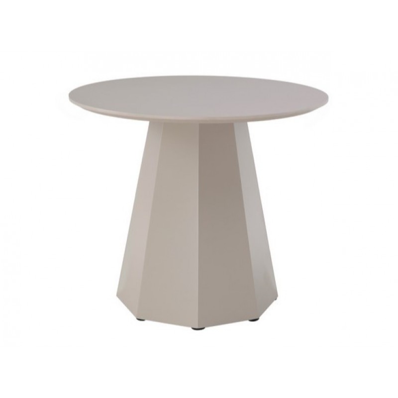 Стіл круглий поліуретановий МДФ TМ-200-1 теплий пісок 
Vetro Mebel