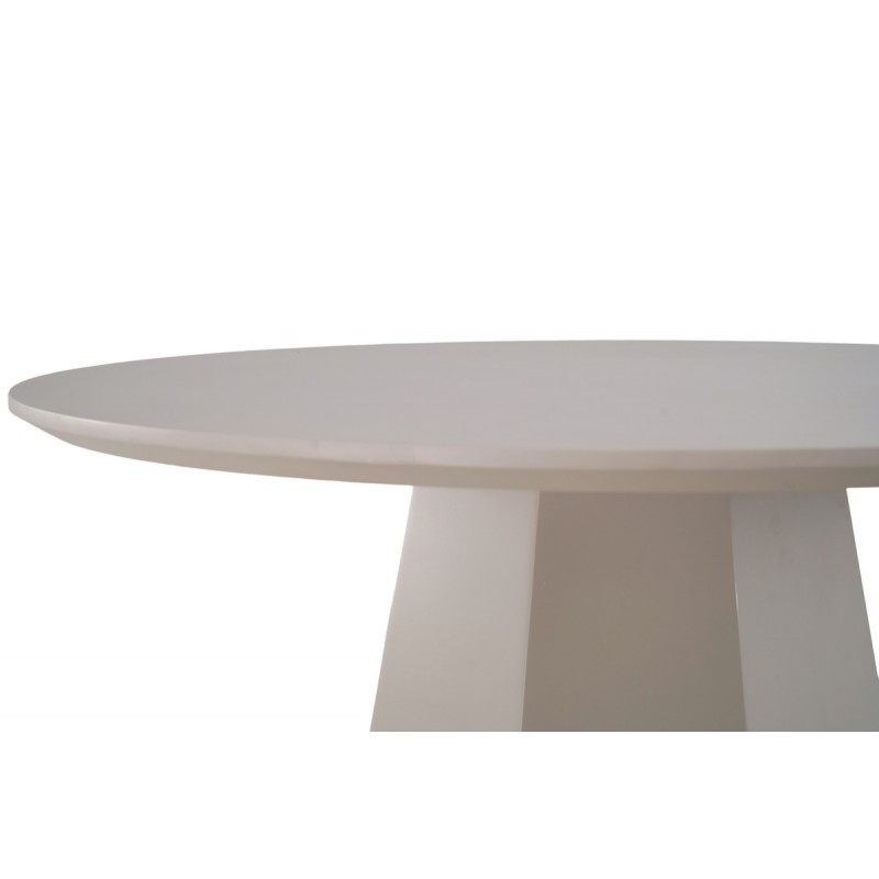 Стіл круглий поліуретановий МДФ TМ-200 теплий пісок 
Vetro Mebel