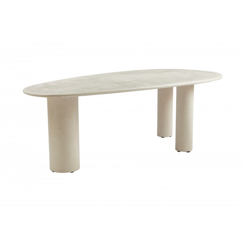 Стіл МДФ з матовим мікроцементним покриттям Бастіано TМ-225 бетон 
Vetro Mebel