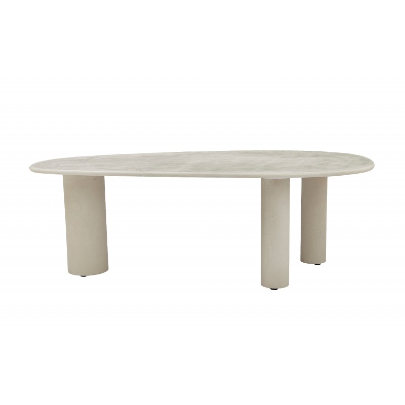 Стіл МДФ з матовим мікроцементним покриттям Бастіано TМ-225 бетон 
Vetro Mebel