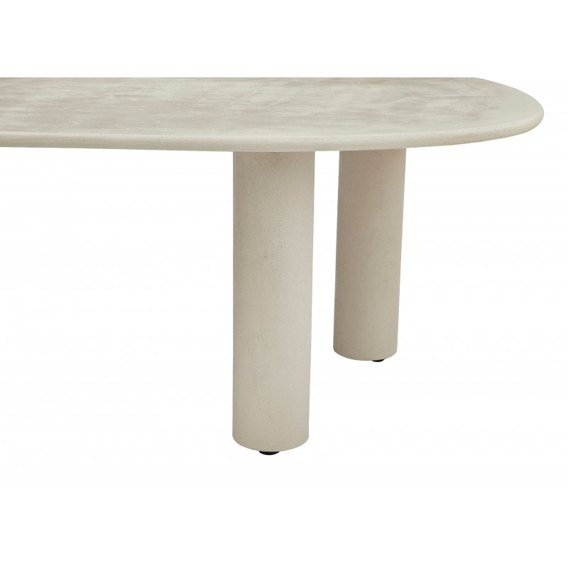 Стіл МДФ з матовим мікроцементним покриттям Бастіано TМ-225 бетон 
Vetro Mebel