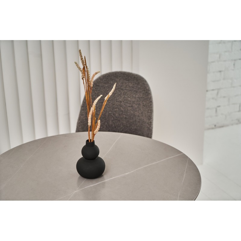 Стіл обідній T-325 айс грей + чорний Vetro Mebel