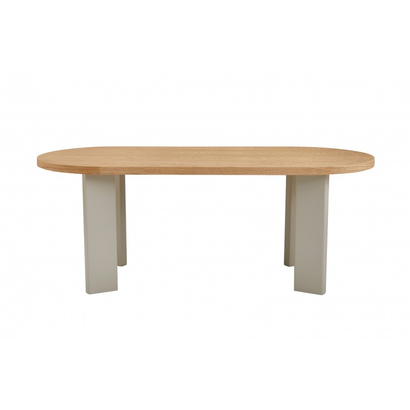 Стіл шпоноване МДФ Нікколо TМ-236 ясень + теплий пісок 
Vetro Mebel