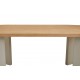Стіл шпоноване МДФ Нікколо TМ-236 ясень + теплий пісок 
Vetro Mebel