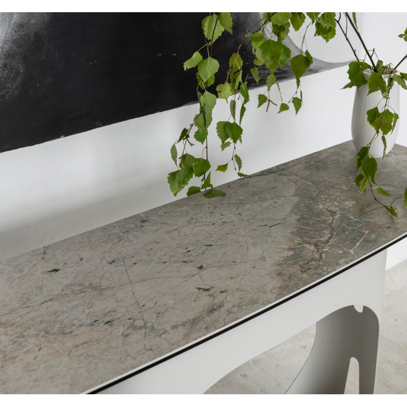 Консоль "Арно" сілвер рівер + айворі 
Vetro Mebel