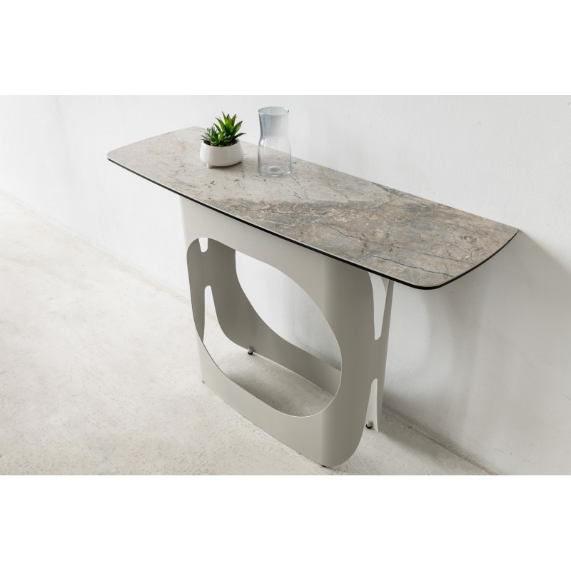 Консоль "Арно" сілвер рівер + айворі 
Vetro Mebel