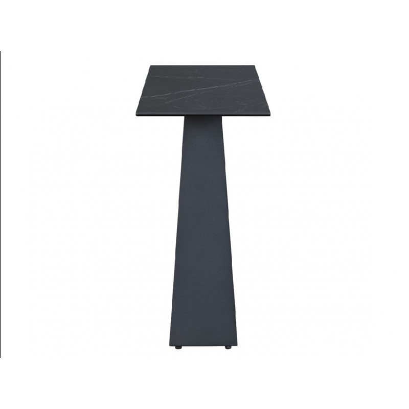 Консоль Бруно неро маркіна + чорний Vetro Mebel