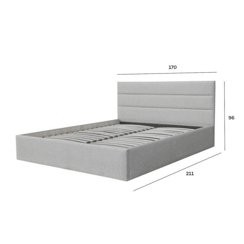 Ліжко-подіум Віка Берк 160х200 см, тк. Аляска 08