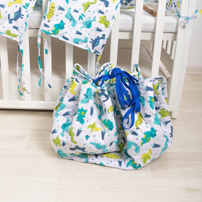 Килимок-мішечок дитячий Viluta стьобаний ранфорс 23230