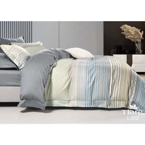 Комплект постільної білизни Tiare Двоспальний Сатин Deluxe L-002