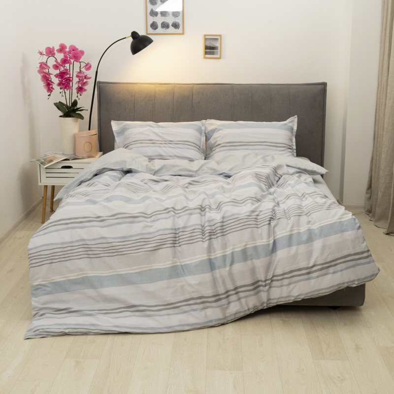 Комплект постільної білизни Tiare Двоспальний Сатин Deluxe L-006