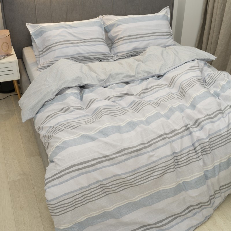 Комплект постільної білизни Tiare Двоспальний Сатин Deluxe L-006