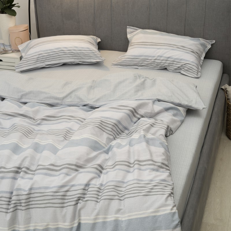 Комплект постільної білизни Tiare Двоспальний Сатин Deluxe L-006