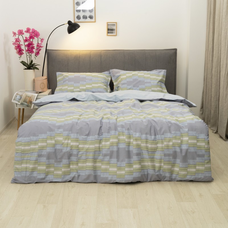 Комплект постільної білизни Tiare Двоспальний Сатин Deluxe L-007