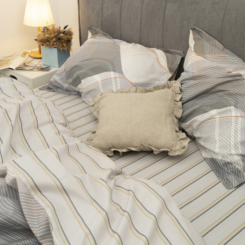 Комплект постільної білизни Tiare Двоспальний Сатин Deluxe L-009