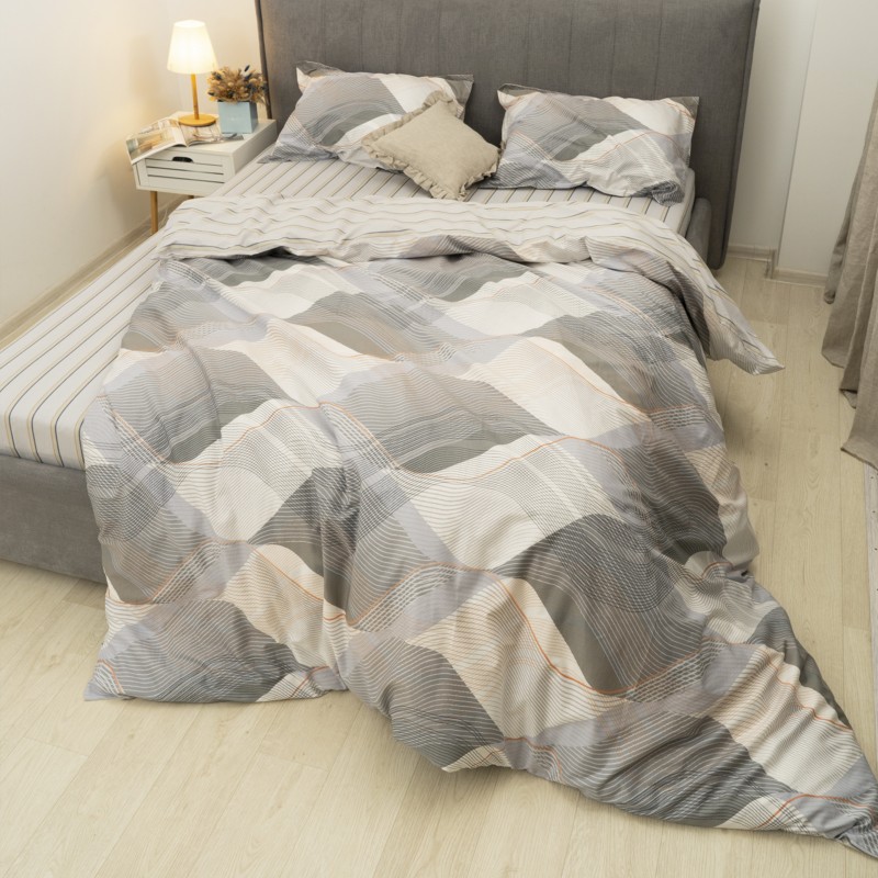 Комплект постільної білизни Tiare Двоспальний Сатин Deluxe L-009