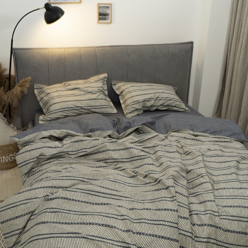 Комплект постільної білизни Tiare Двоспальний Сатин Deluxe L-011