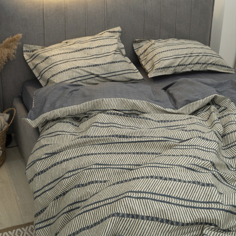 Комплект постільної білизни Tiare Двоспальний Сатин Deluxe L-011