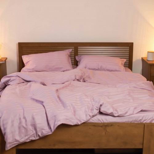 Комплект постільної білизни Tiare Двоспальний Сатин Stripe 71