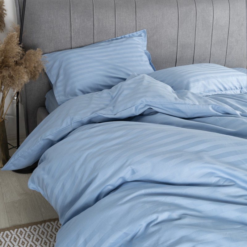 Комплект постільної білизни Tiare Двоспальний Сатин Stripe 88