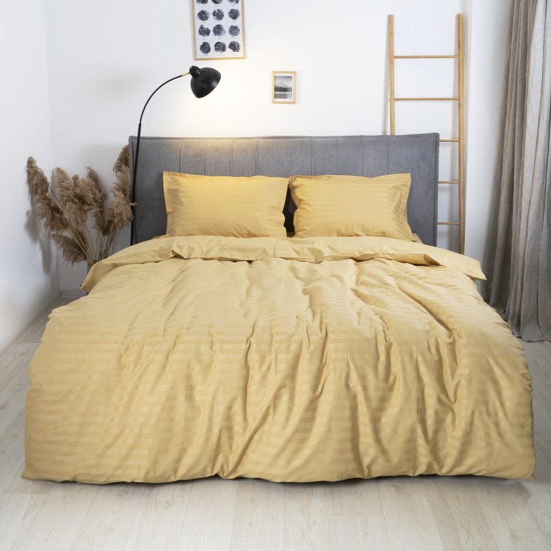 Комплект постільної білизни Tiare Двоспальний Сатин Stripe 89