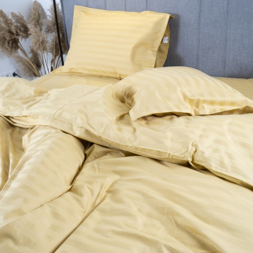 Комплект постільної білизни Tiare Двоспальний Сатин Stripe 89