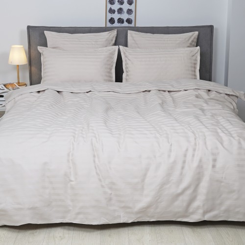 Комплект постільної білизни Tiare Двоспальний Сатин Stripe 92