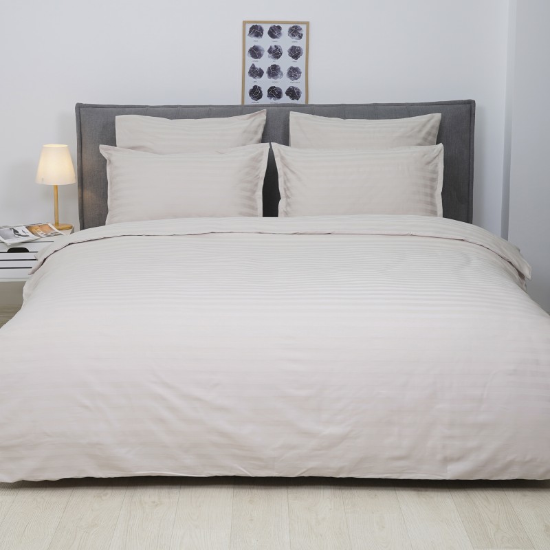 Комплект постільної білизни Tiare Двоспальний Сатин Stripe 92