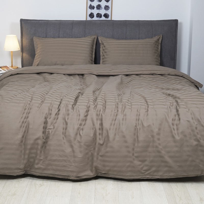 Комплект постільної білизни Tiare Двоспальний Сатин Stripe 93