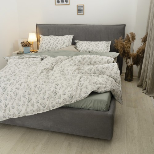 Комплект постільної білизни Tiare Двоспальний Сатин Люкс 149