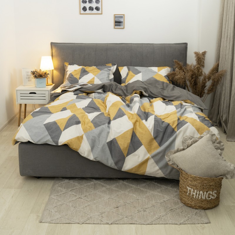 Комплект постільної білизни Tiare Двоспальний Сатин Люкс 152