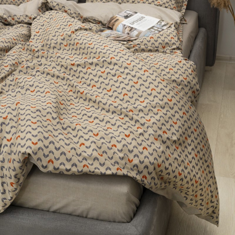 Комплект постільної білизни Tiare Двоспальний Сатин Люкс 153