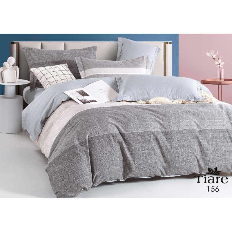 Комплект постільної білизни Tiare Двоспальний Сатин Люкс 156