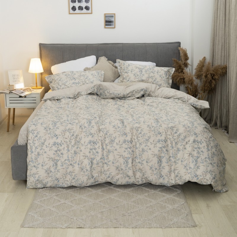 Комплект постільної білизни Tiare Двоспальний Сатин Люкс 159