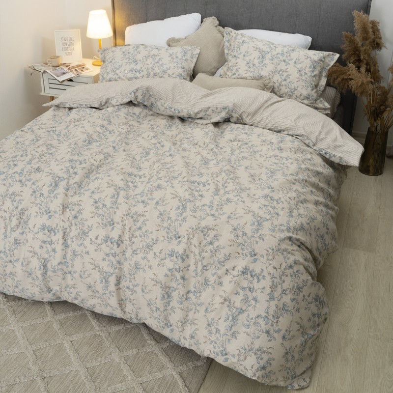 Комплект постільної білизни Tiare Двоспальний Сатин Люкс 159