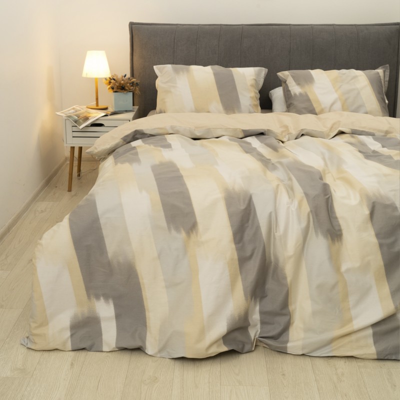 Комплект постільної білизни Tiare Євро Сатин Deluxe L-004